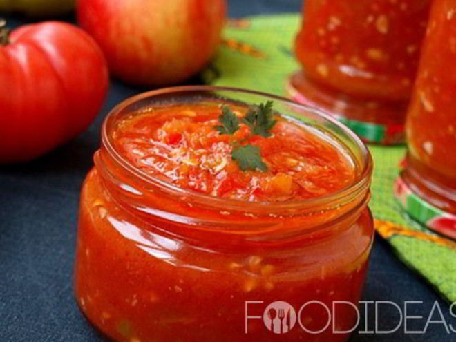 Рецепт аджики с кетчупом чили на зиму