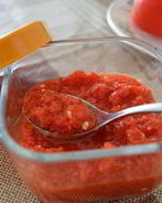 Аджика с хреном на зиму с варкой