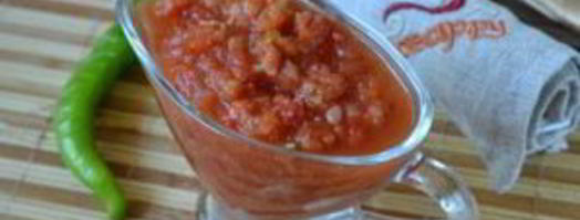 аджика с яблоками и помидорами на зиму. Шаг 7