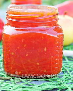 Аджика сладкая на зиму с яблоками