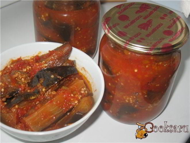 Рецепт баклажанов в аджике на зиму
