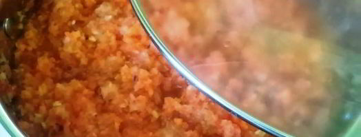 фруктово-овощная аджика на зиму. Шаг 9