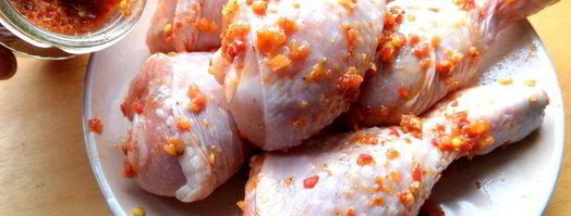 куриные ножки в домашней аджике. Шаг 3
