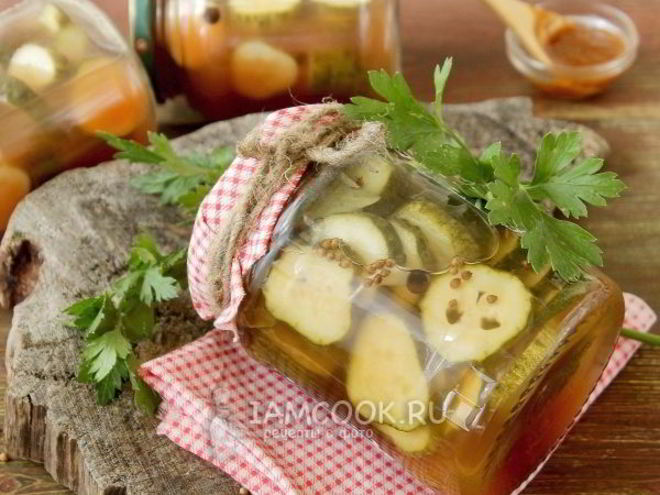 Рецепт огурцов в аджике на зиму