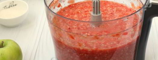 острая аджика с яблоками на зиму. Шаг 6