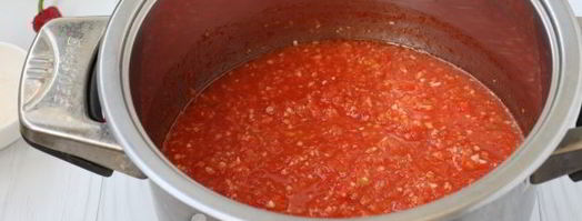 острая аджика с яблоками на зиму. Шаг 9