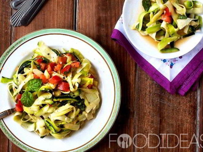 Рецепт салата с цукини и помидорами по-таджикски