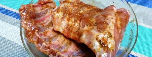 свиные ребрышки с сухой аджикой и шалфеем. Шаг 5