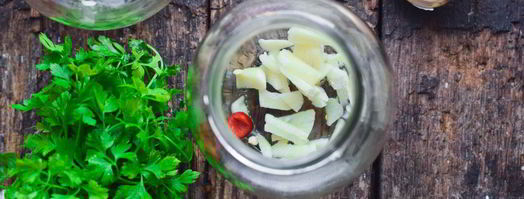 баклажаны с чесноком на зиму. Шаг 3