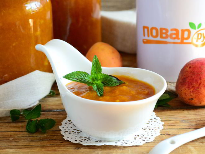 Рецепт абрикосового джема с апельсином на зиму