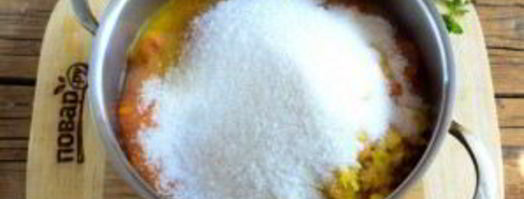 абрикосовый джем с апельсином на зиму. Шаг 7