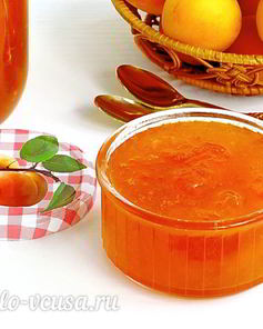 Джем из абрикосов в яблочном соке
