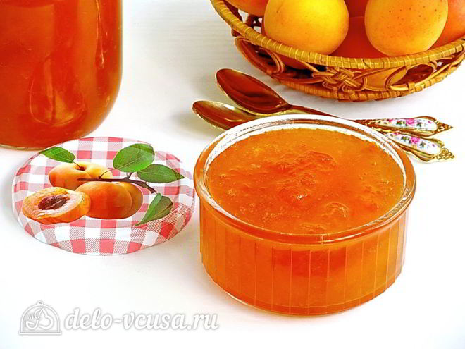 Рецепт джема из абрикосов в яблочном соке