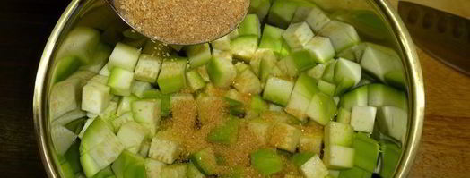 джем из кабачков с изюмом, лимоном и имбирем. Шаг 3