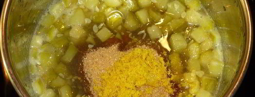 джем из кабачков с изюмом, лимоном и имбирем. Шаг 5