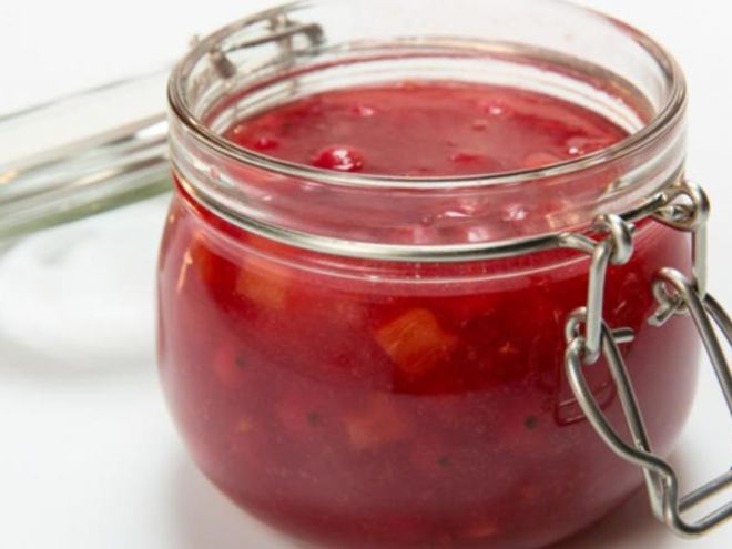 Рецепт джема из красной смородины и арбуза