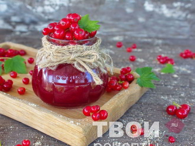 Рецепт джема из красной смородины