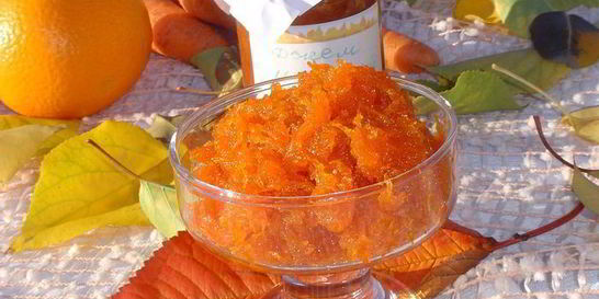 Джем морковный с апельсиновой ноткой