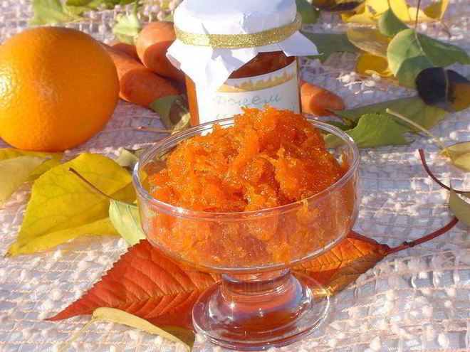 Рецепт джема морковного с апельсиновой ноткой