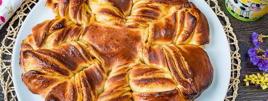 крученая булка с абрикосовым джемом. Шаг 24