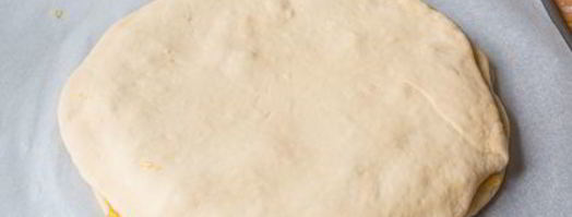 крученая булка с абрикосовым джемом. Шаг 17