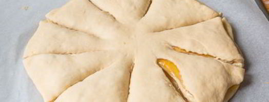 крученая булка с абрикосовым джемом. Шаг 19