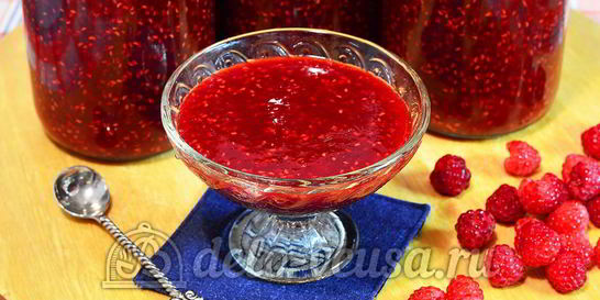 Малиновый джем на зиму