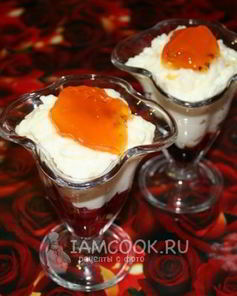 Рисовый пудинг с джемом