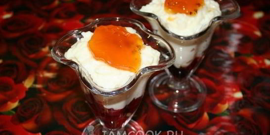 Рисовый пудинг с джемом