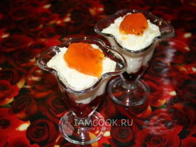 Рецепт рисового пудинга с джемом