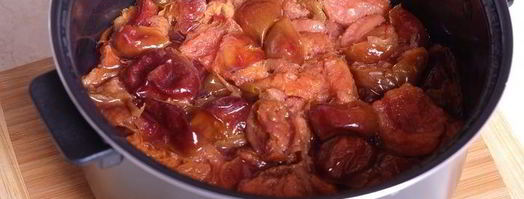 сливовый джем-соус с горьким шоколадом. Шаг 3