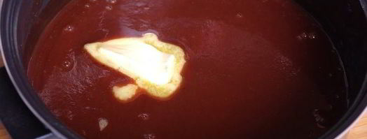 сливовый джем-соус с горьким шоколадом. Шаг 10