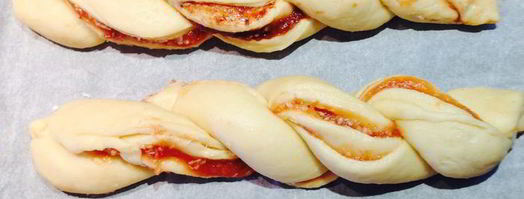 творожная коса с джемом. Шаг 11