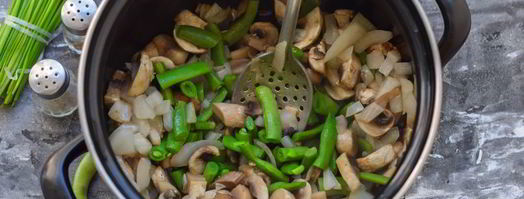 фасоль с грибами на зиму. Шаг 7