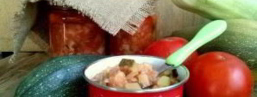 кабачки в томате на зиму. Шаг 7