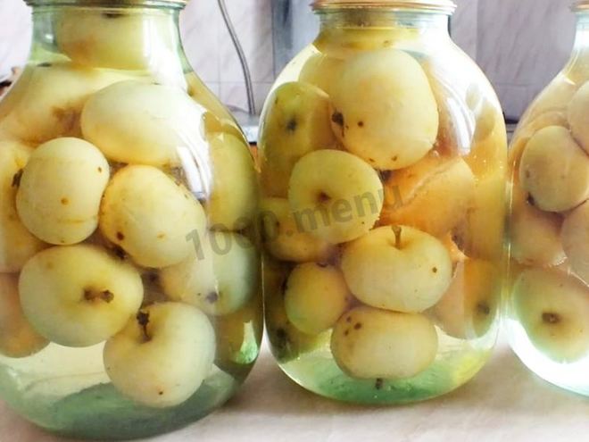 Рецепт антоновки на зиму компотом