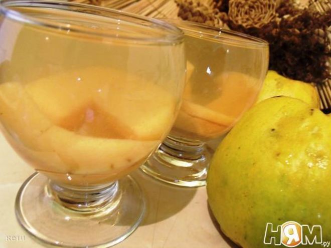 Рецепт компота из айвы