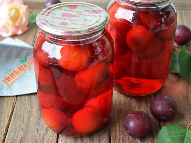 Рецепт компота из алычи