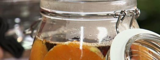 компот из черешни с мандаринами. Шаг 4