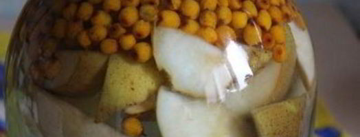 компот из груш и облепихи на зиму. Шаг 5