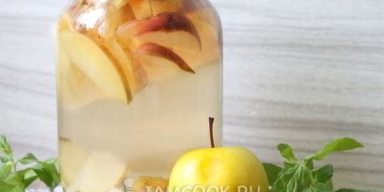 Компот из груш и яблок на зиму