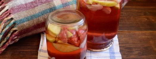 компот из клубники и яблок. Шаг 12