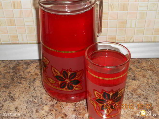 Рецепт компота из красной смородины