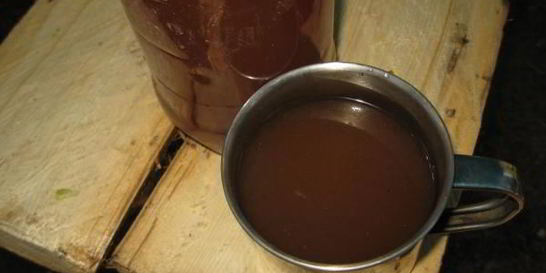 Компот из сухофруктов и свежих яблок