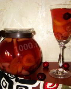 Компот из свежих ягод и фруктов