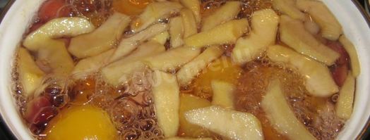 компот из свежих ягод и фруктов. Шаг 7