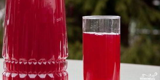 Компот из вишни замороженной