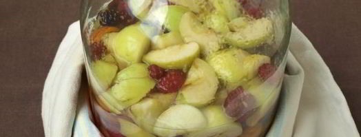 компот из яблок, абрикосов и ягод на зиму. Шаг 7