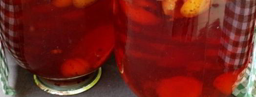 компот из яблок, абрикосов и ягод на зиму. Шаг 9