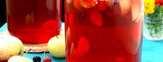 компот из яблок, абрикосов и ягод на зиму. Шаг 10